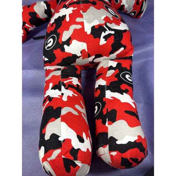 Handmade Comfort Bear 23” Colorful Fabric Patchwork Plush Toy I1 - Picture 5 of 5